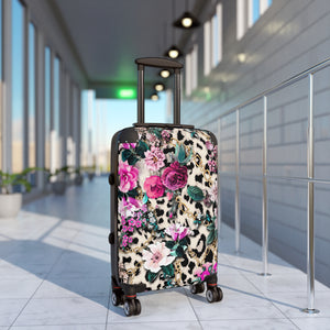 Designer Tribal Pink Flower Animal Suitcase