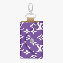 画像をギャラリービューアに読み込む, Designer Purple and White Key Holder Case