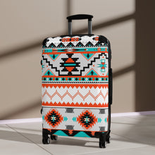 Laden Sie das Bild in den Galerie-Viewer, Tribal Art Designer Style Suitcase