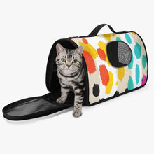 Load image into Gallery viewer, Tribal Color Block  Pet Carrier Bag