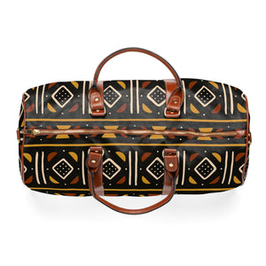 Waterproof Tribal Mudcloth Designer Travel Bag