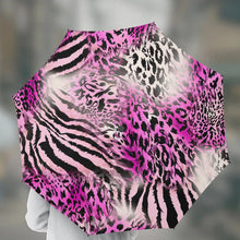 이미지를 갤러리 뷰어에 로드 , Designer Animal Print Style.Automatic UV Protection Umbrella