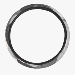 Gray Camouflage Steering Wheel Cover