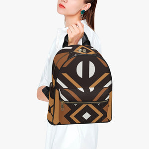 Tribal Art Designer  PU Backpack