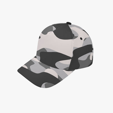 Gray Camouflage Baseball Caps