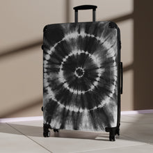 画像をギャラリービューアに読み込む, Tribal Art Designer Tye Dyed Black Style Suitcase
