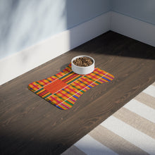 Laden Sie das Bild in den Galerie-Viewer, Designer African Kente Style Pet Feeding Mats