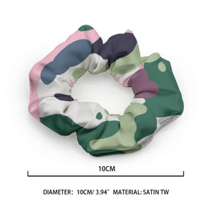 Camouflage Style Summer Scrunchie