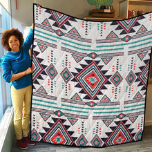 Carica l&#39;immagine nel visualizzatore di Gallery, Designer Tribal Art Style Lightweight &amp; Breathable Quilt With Edge-wrapping Strips