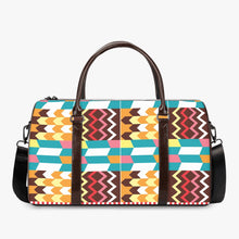 Cargar imagen en el visor de la galería, African Kente Style Duffle Bag