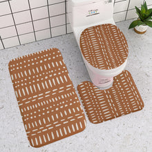 이미지를 갤러리 뷰어에 로드 , Designer Khaki Mudcloth Three-piece toilet