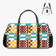 Cargar imagen en el visor de la galería, African Kente Style Duffle Bag