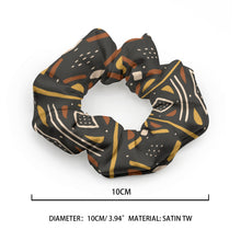 Cargar imagen en el visor de la galería, Designer African Mudcloth Style Summer Scrunchie