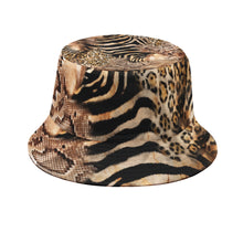 Load image into Gallery viewer, Designer Animal Print Bucket Hat