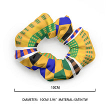 Cargar imagen en el visor de la galería, Designer African Style Summer Scrunchie