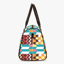 Cargar imagen en el visor de la galería, African Kente Style Duffle Bag