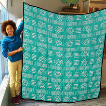 画像をギャラリービューアに読み込む, Designer Tribal Art Lightweight &amp; Breathable Quilt With Edge-wrapping Strips