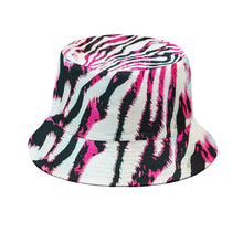 画像をギャラリービューアに読み込む, Designer Animal Print Zebra Style Bucket Hat