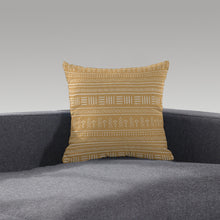 Carica l&#39;immagine nel visualizzatore di Gallery, Designer Tribal Art Khaki Short Plush Pillow