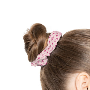 Designer Pink Summer Scrunchie