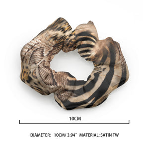 Designer Animal Print Style Summer Scrunchie