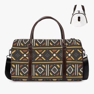 Designer African Mudcloth Style Duffle Bag