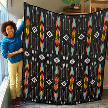 Cargar imagen en el visor de la galería, Designer Tribal Art Lightweight &amp; Breathable Quilt With Edge-wrapping Strips