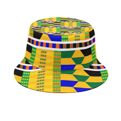 Designer African Kente Style Bucket Hat
