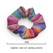 Load image into Gallery viewer, Designer Tribal Art Style Summer Scrunchie