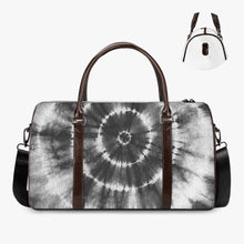 Load image into Gallery viewer, Black Tye Dyed Style Duffle Bag