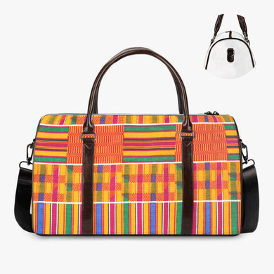 Designer African Kente Duffle Bag