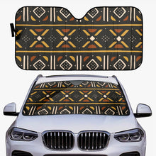 Load image into Gallery viewer, Mudcloth Style Designer Car Windshield Sun Shade