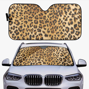 Leopard Animal Print Car Windshield Sun Shade