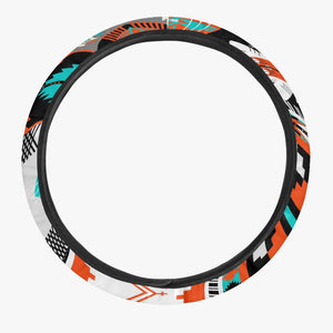Tribal Art Designer Steering Wheel Cover