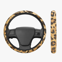 이미지를 갤러리 뷰어에 로드 , Leopard Animal Print Steering Wheel Cover