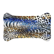 Load image into Gallery viewer, Designer Blue Animal Print Style Pet Feeding Mats