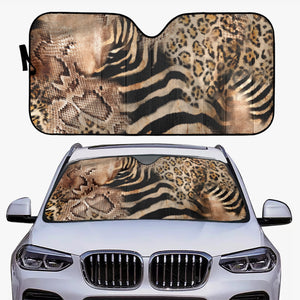 Designer Animal Print  Car Windshield Sun Shade