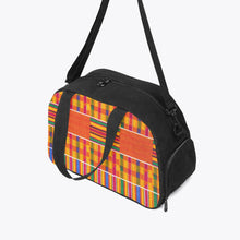 Laden Sie das Bild in den Galerie-Viewer, Designer African Kente Style Travel Luggage Bag
