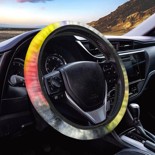 Tye Dyed Designer Steering Wheel Cover