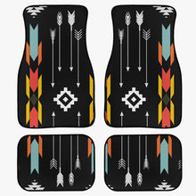 이미지를 갤러리 뷰어에 로드 , Black Tribal Art  Car Floor Mats - 4Pcs