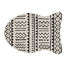 Load image into Gallery viewer, Designer Tribal Art Black and White Pet Feeding Mats