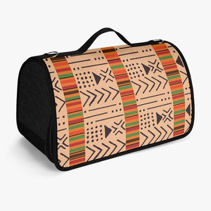 Tribal Art Designer Pet Carrier Bag