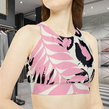 Cargar imagen en el visor de la galería, Simply Tribal Art Pink Take Over Sporty Bikini Set