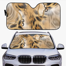 Load image into Gallery viewer, Tribal Animal Print Car Windshield Sun Shade