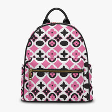 Load image into Gallery viewer, Designer Pink  PU Backpack