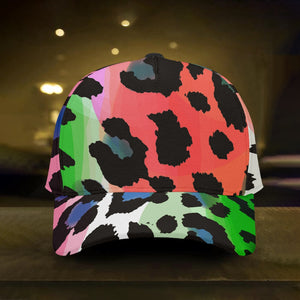 Colorful Animal Print Style Baseball Caps