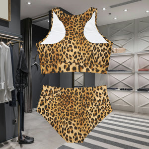 Simply Tribal Art Leopard Sporty Bikini Set