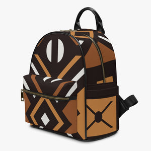 Tribal Art Designer  PU Backpack