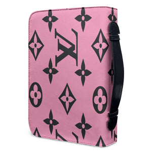 Pink and Black Bible Cover