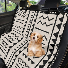 Cargar imagen en el visor de la galería, Designer Tribal Black and White Pet Seat Cover